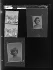 Reproduced portraits of women; Women on a golf cart (4 Negatives), March 12-14, 1966 [Sleeve 38, Folder c, Box 39]